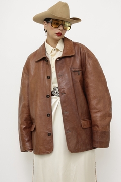 Jaqueta 100% couro london vintage na internet
