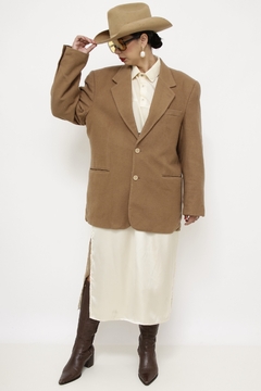 Blazer lã bege forrado classico COLOMBO na internet