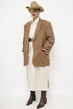 Blazer lã bege forrado classico COLOMBO - comprar online