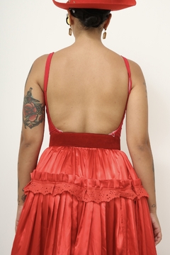Maio listras vermelho branco vintage na internet