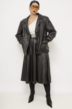 Blazer couro VITORIA RALDI vintage G na internet