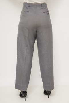 Calça cinza YSL alfaiataria vintage - comprar online