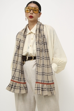 Lenço cachecol cadrez RICHARDS levinho - comprar online