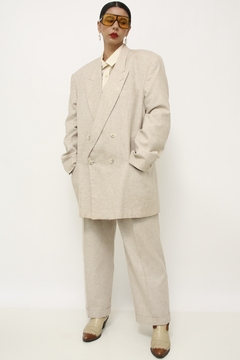Conjunto bege alfaiataria BLAZER + CALÇA na internet