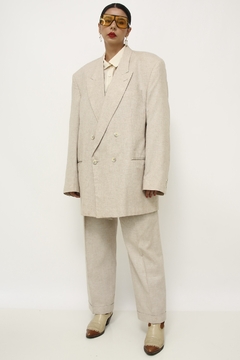 Conjunto bege alfaiataria BLAZER + CALÇA - loja online