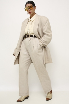 Conjunto bege alfaiataria BLAZER + CALÇA