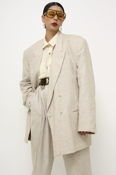 Conjunto bege alfaiataria BLAZER + CALÇA