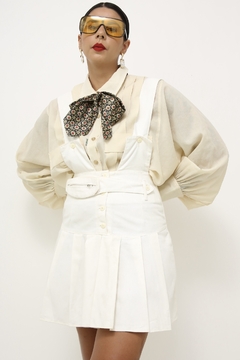 Salopete creme vintage pochete - loja online