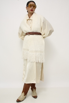 Cinto couro marrom vintage - comprar online