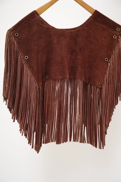Pala 100% couro marrom western - comprar online