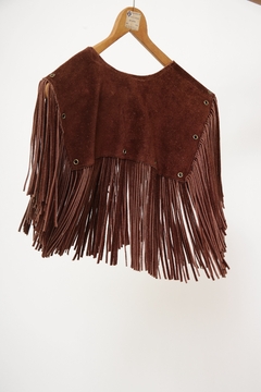 Pala 100% couro marrom western - loja online
