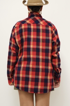 Camisa xadrez vermeha vintage - Capichó Brechó