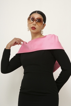Vestio BILL BLASS laço alta costura - Capichó Brechó