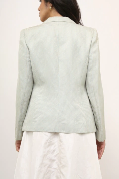 Blazer ARMANI verde listras vintage