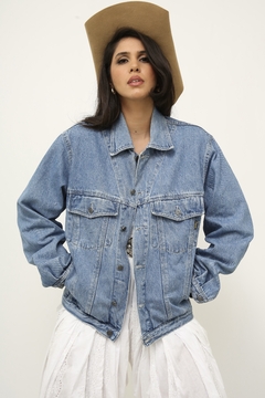 Jaqueta jeans Domarko bordado costas - comprar online