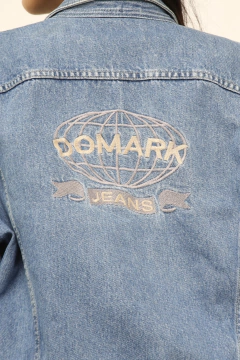 Jaqueta jeans Domarko bordado costas - comprar online