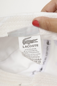 Bone lacoste branco - loja online