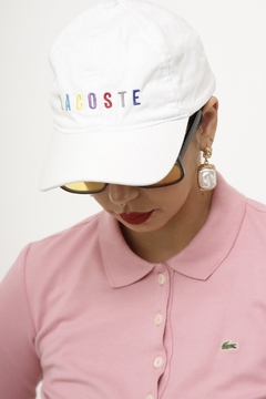 Bone lacoste branco - comprar online
