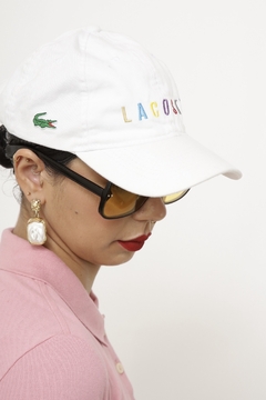 Bone lacoste branco - comprar online