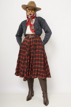 Croppeed tricot western bordado - loja online