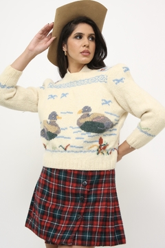 Pulover patos woll vintage