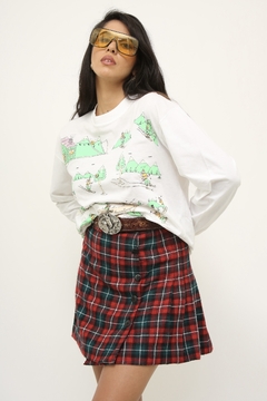 Blusa manga longa sky 90s vintage