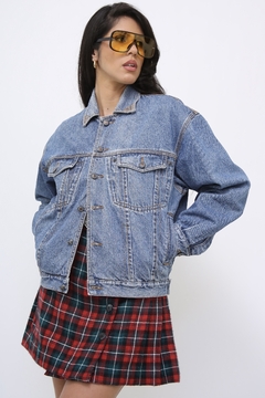 Jaqueta jeans vintage classica na internet