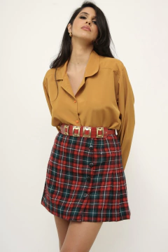 Imagem do Camisa poliester mostarda vintage