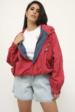 Jaqueta bomber anos 80´s rosa - loja online