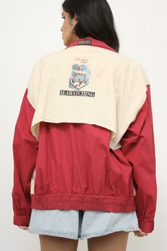 Jaqueta bomber anos 80´s rosa
