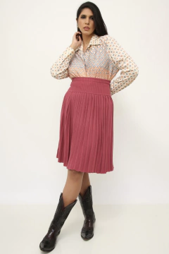 Camisa BURDA flores vintage - comprar online