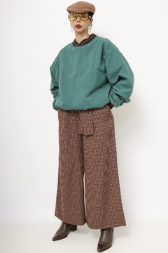 Blusa verde nylon golinha 90´s