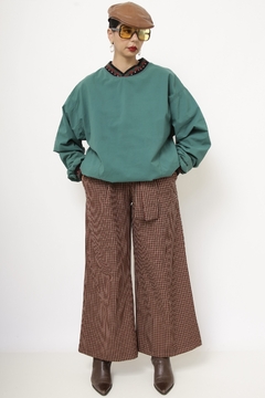 Imagem do Blusa verde nylon golinha 90´s