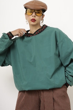 Blusa verde nylon golinha 90´s na internet