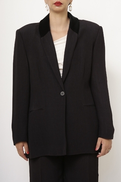 Conjunto Cori preto BLAZER + CALÇA - comprar online
