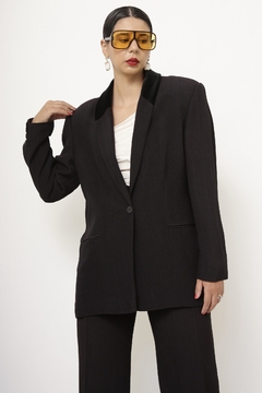 Conjunto Cori preto BLAZER + CALÇA na internet