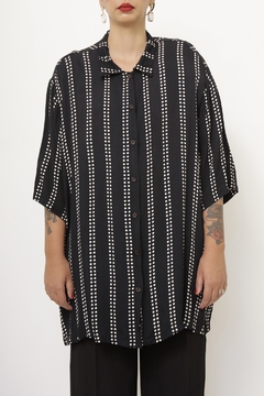 Maxi camisa poa vintage - Capichó Brechó