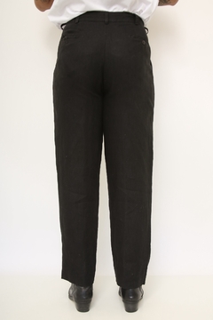 Calça linho preto vintage - comprar online