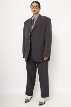 Cojunto CALÇA +BLAZER cinza dominique na internet
