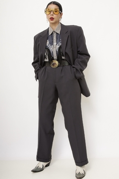 Cojunto CALÇA +BLAZER cinza dominique - loja online