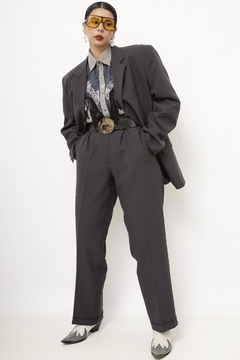 Cojunto CALÇA +BLAZER cinza dominique - loja online