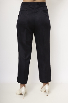 Conjunto Blazer + Calça risca de giz marinho EMPORIO COLOMBO - comprar online