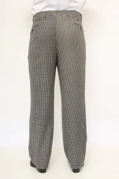 Calça xadrez cintura alta vintage LÃ - loja online