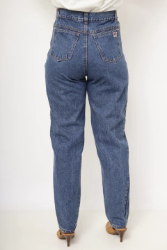 Calça jeans azul classica cintura alta - comprar online