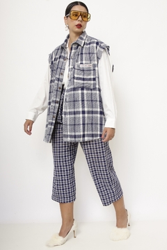 Camisa xadrez maxi regata flanela grossa - Capichó Brechó