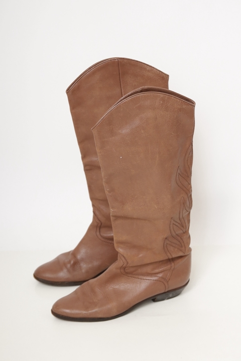 Bota western asas vintage marrom 35 - comprar online
