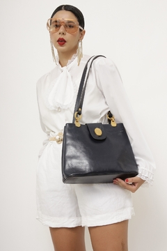 Bolsa azul marinho dourado SMART BAG na internet