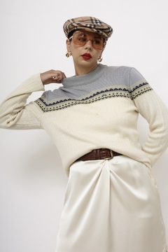 Pulover LACOSTE vintage lã - loja online