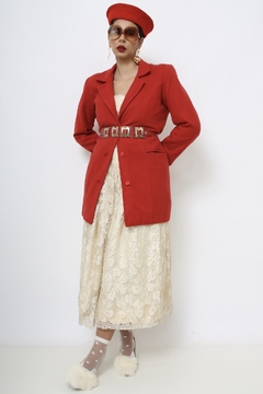 Imagem do Blazer 100% lã vermelho