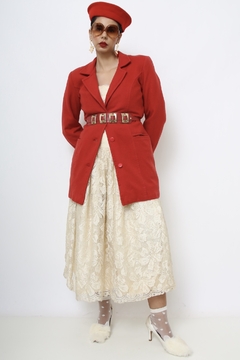 Imagem do Blazer 100% lã vermelho
